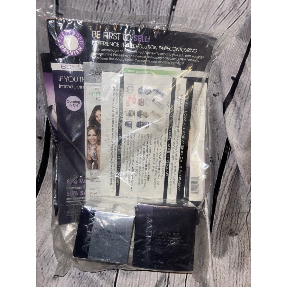 Avon Anew Platinum Eye & Lip Cream & Anew Day Cream Lot of 2